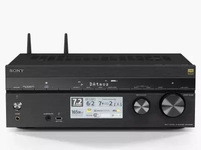 Sony STR-DN1080 network AV receiver Low-poly 3D model