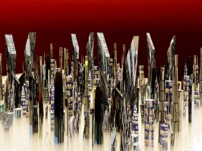 Velan city Free low-poly 3D model