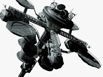 space station 3D model