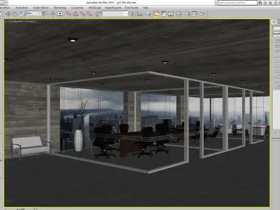 office interior partition pr2-922 a04 3D model