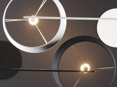 Lobby Floor Lamp 3D model