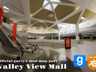Valley View Mall - Official Blender Port from Gmod 3D model