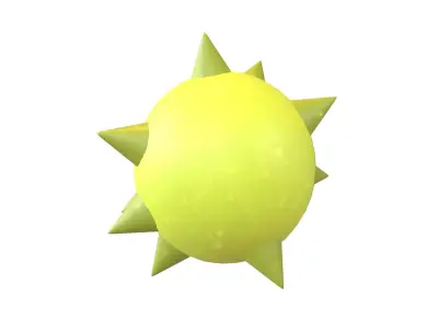 Bacteria v1 001 Low-poly 3D model