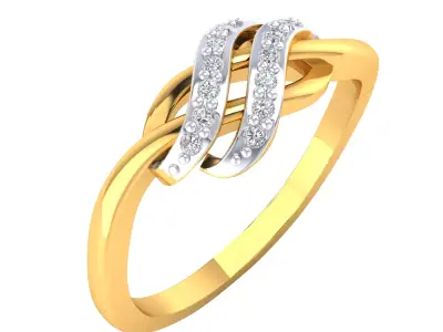  Women Ring Render 3dm STL MTL SLC JCD OBJ FBX Details 3D print model 11