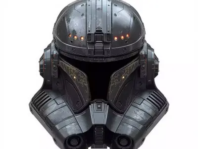 Cyber Mecha And Vanguard Helmets 3D Models Pack