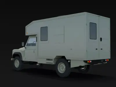 Land Rover Battlefield Ambulance 3D model
