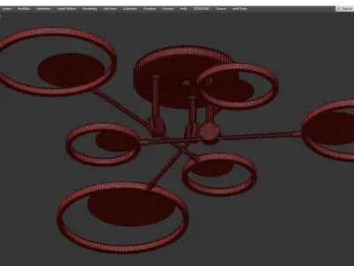 COSMO NAP BRASS SPIDER Low-poly 3D model