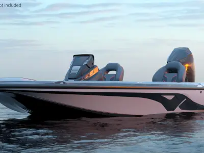  Outboard Sprint Powerboat White 