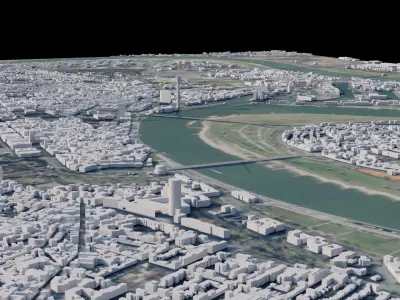 Dusseldorf - Germany 3D model