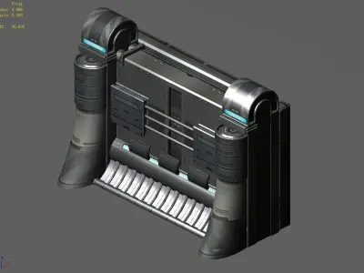 Machinery - Wall 03 3D model