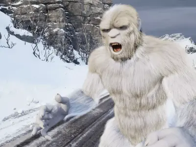 Custom Metahuman Yeti Low-poly 3D model