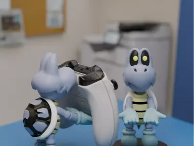 Dry Bones Controller Stand 3D print model