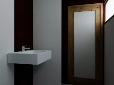Public Restroom Pavilion  3D model