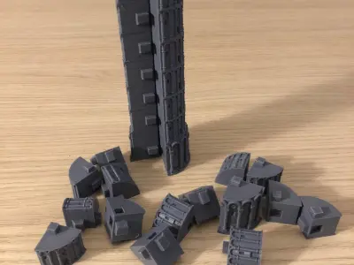 the tower of pisa 3D jigsaw puzzle 3D print model