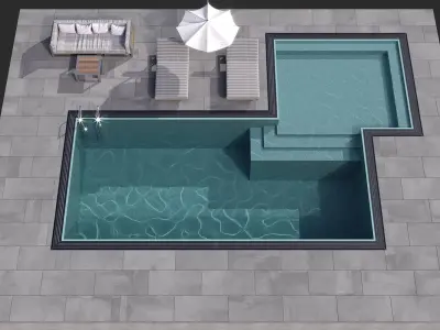 SWIMMING POOL NO87 A 3D model