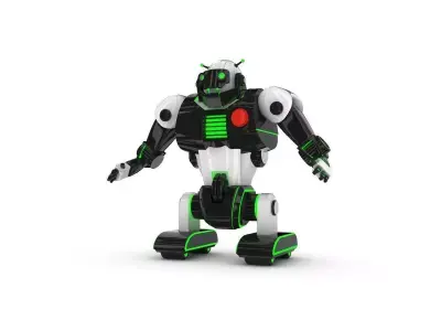 Funny Robot Character 3D model