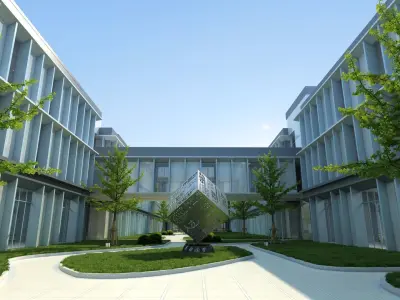 Office building 3D model