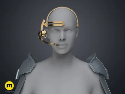 Shin Hati Cosplay Armor Star Wars Ahsoka 3D print model