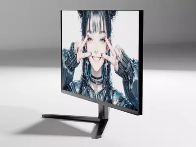 Monitor Free low-poly 3D model