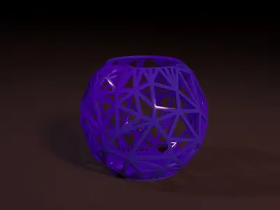 Beautiful vase decor 3D print model get