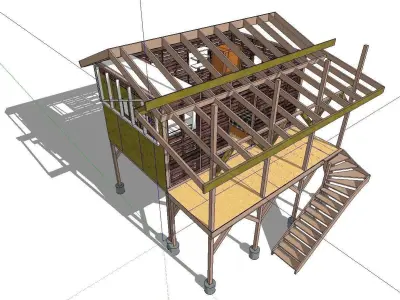 Creative Design-Holiday Cabin-046 3D model