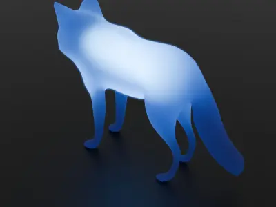 Indirect lighting for wolf 3D model