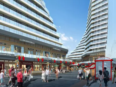 3Dmax fashion city commercial square building 277 3D model