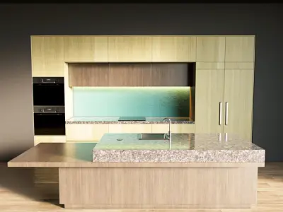 85-Kitchen1 texture 8 3D model