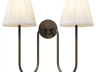 Urban Electric Double Sconce Belle Meade 3D model