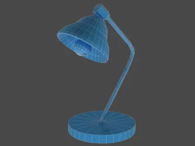 Desk Lamp - Unreal - Game Ready Low-poly 3D model Low-poly 3D model