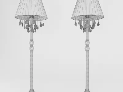 Classic Floor Lamp 3D model purchase
