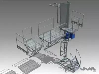 Climbing Work Platform 3D model