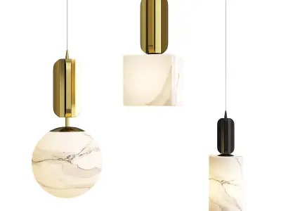 VIAL pendant Low-poly 3D model