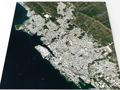 Cityscape Zadar Croatia 3D model