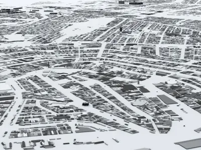 Amsterdam Streets and Buildings 3D model