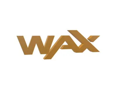 WAX Coin v1 002 Low-poly 3D model