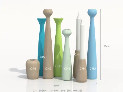 Candle Holder 3D model