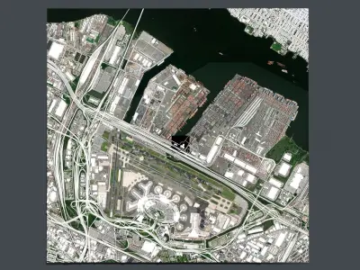 Newark Port 3D model