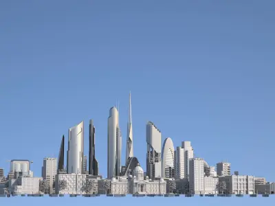 Silver City 3D model