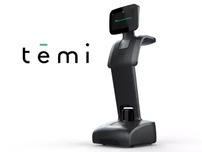 Robot Temi Dark Gray 3D model