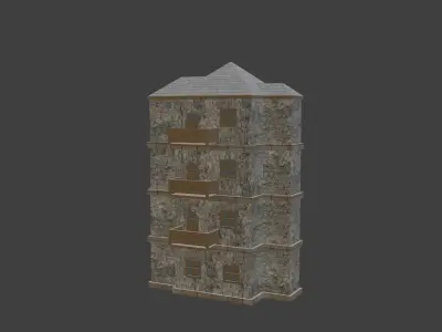 House Model 93 Low-poly 3D model