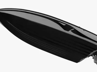  Outboard Sprint Powerboat White 