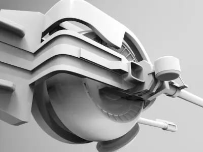 Anti Air Cannon 3D model