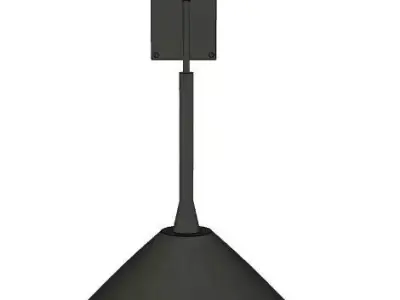 Radnor Stem Shade Sconce 3D model