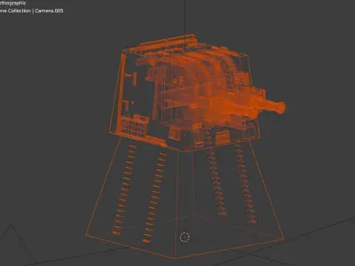 Star Wars Trench Run made in Blender 3D model