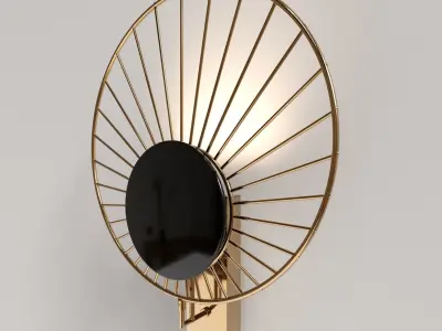 Art Deco Wall Light - Villa Lumi 3D model