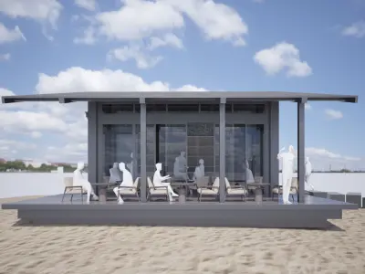 Halfway Golf House 3D model