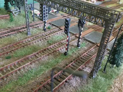 H0 scale PKP Signal Bridge 185mm width - FDM 3D print model