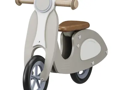 Toy motorcycle for children 3D model