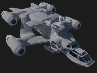 G86 Cargo Transport Low-poly 3D model